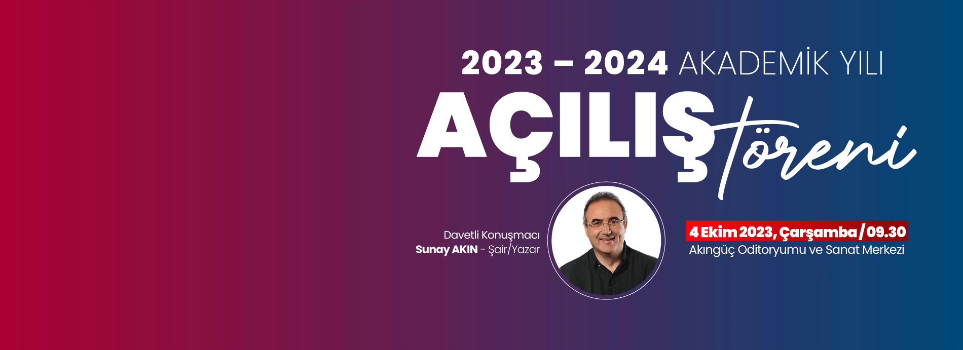 2023-2024 Akademik Yılı Açılış Töreni