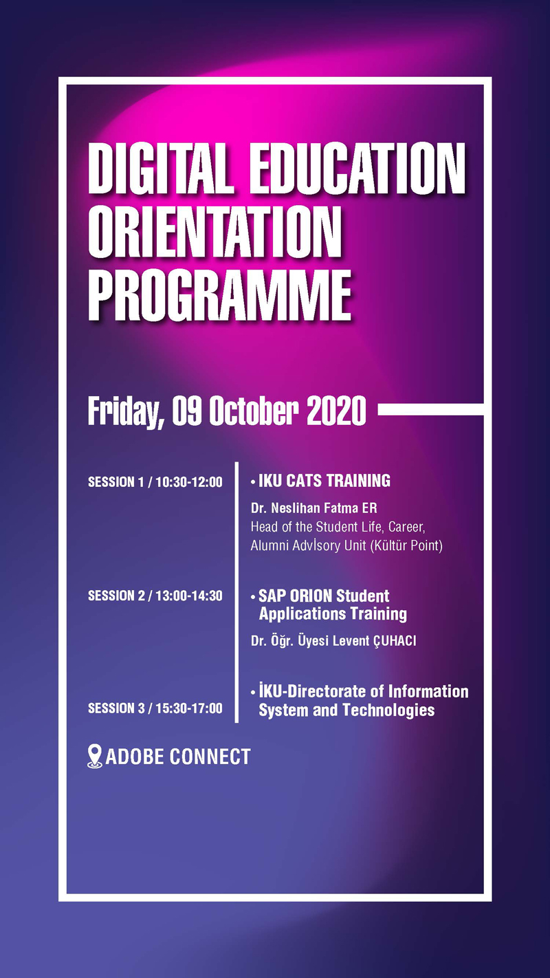 2020-2021 Orientation Program