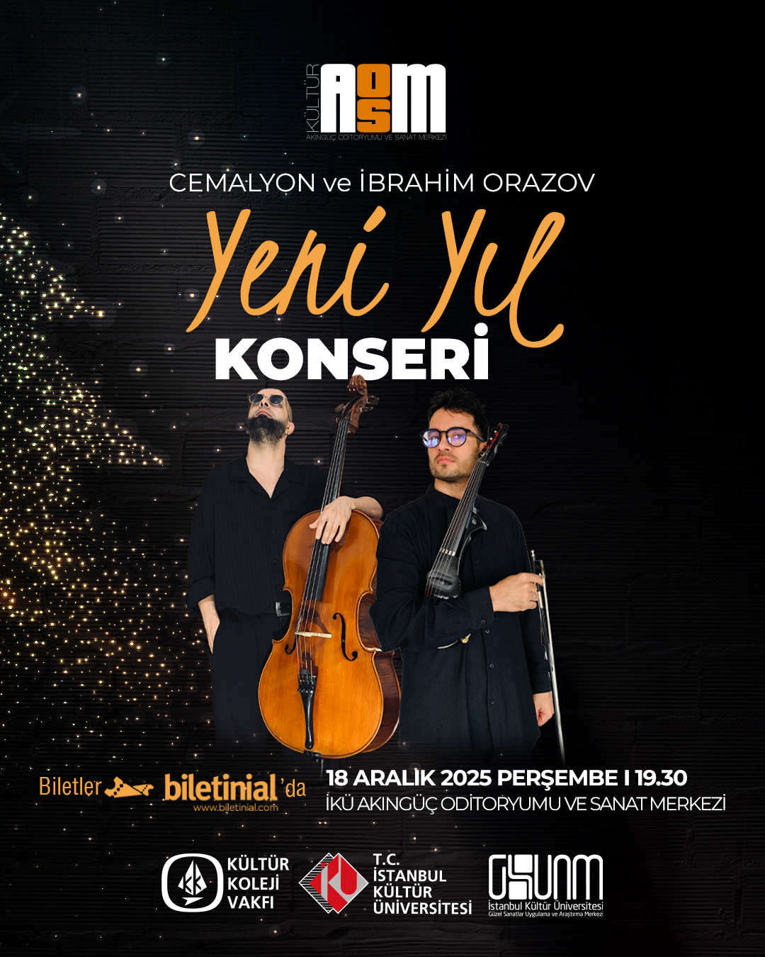 Cemalyon ve İbragim Orazov Yeni Yıl Konseri İKÜ’de