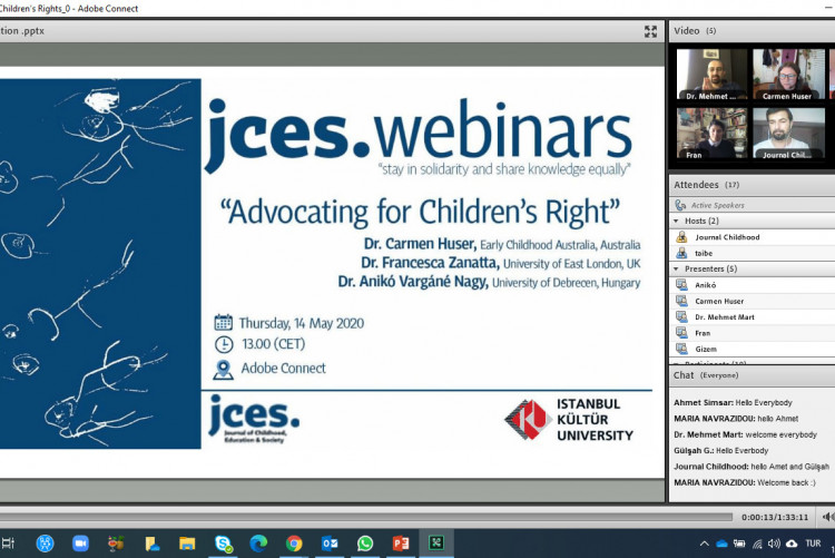 “Jces.webinars: childhood under the quarantine”