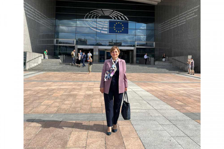 IKU FACULTY OF ARCHITECTURE DEAN PROF. DR. NESLİHAN DOSTOĞLU GAVE A PRESENTATION AT THE EUROPEAN PARLIAMENT IN BRUSSELS 