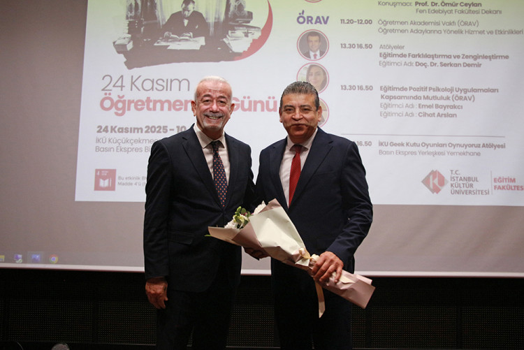 “24 Kasım Öğretmenler Günü Coşkusu: Öğretmenlerimizin İzinde, Eğitimin Geleceği” İKÜ’de Kutlandı