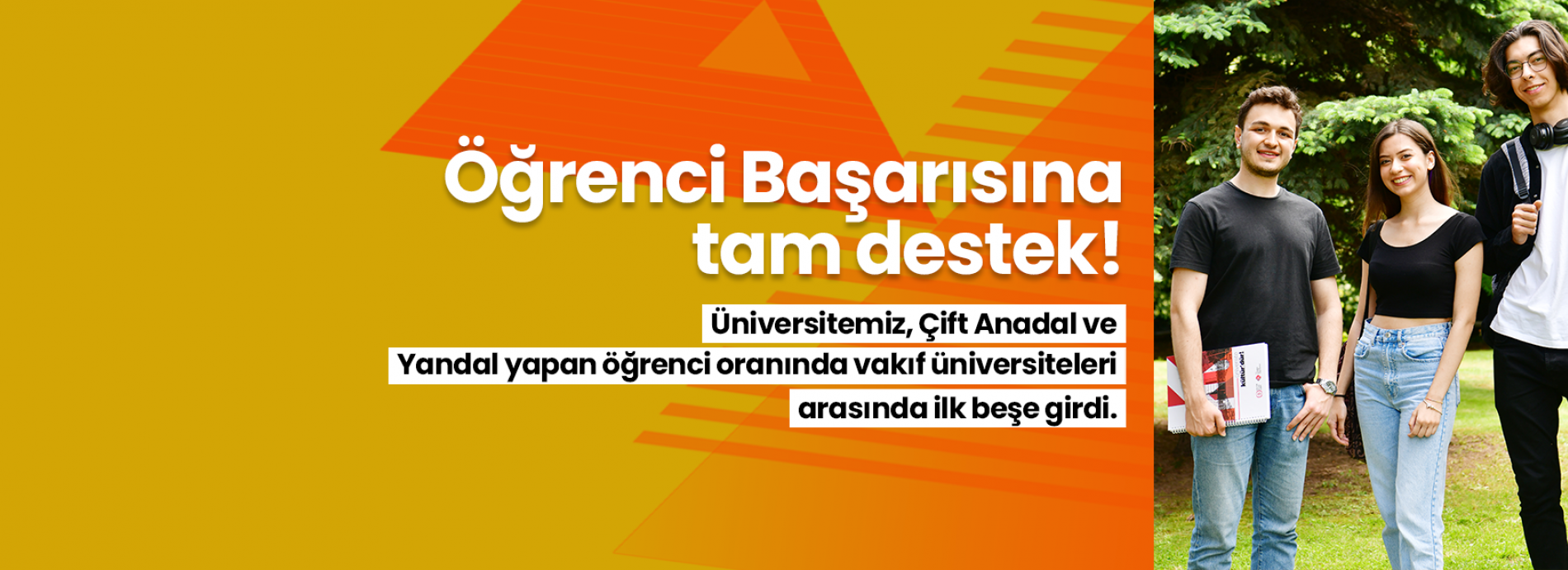 Öğrenci başarısına tam destek!